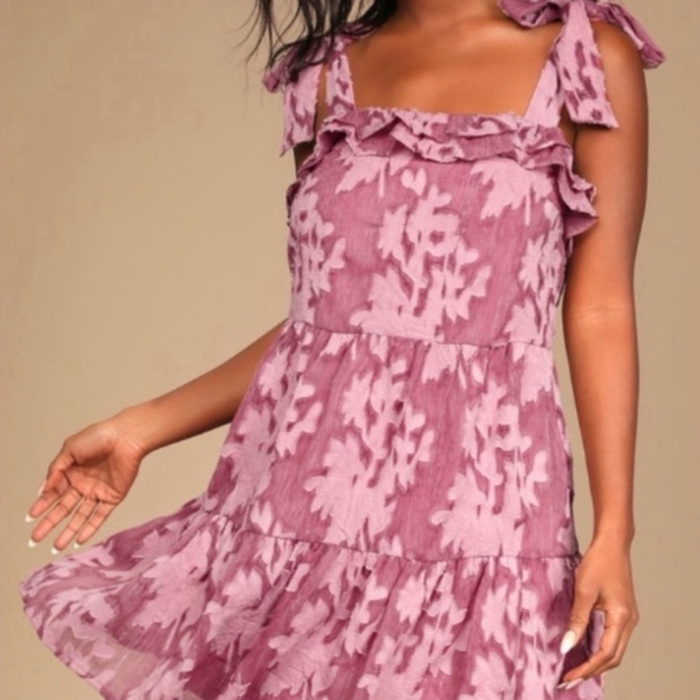 FIRM Lulus rush of romance mini dress